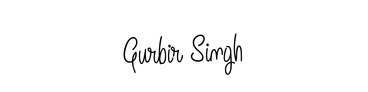 How to make Gurbir Singh name signature. Use Angelique-Rose-font-FFP style for creating short signs online. This is the latest handwritten sign. Gurbir Singh signature style 5 images and pictures png