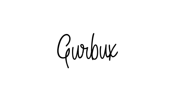Make a beautiful signature design for name Gurbux. Use this online signature maker to create a handwritten signature for free. Gurbux signature style 5 images and pictures png