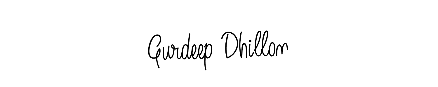 Also we have Gurdeep Dhillon name is the best signature style. Create professional handwritten signature collection using Angelique-Rose-font-FFP autograph style. Gurdeep Dhillon signature style 5 images and pictures png
