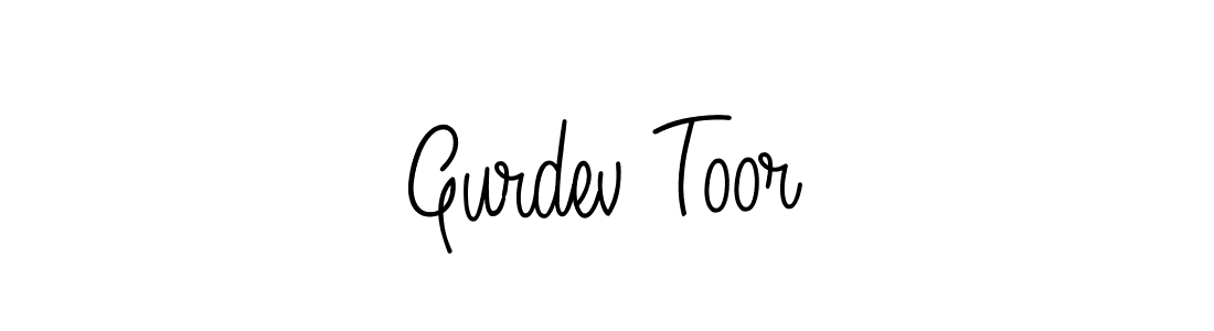 Make a beautiful signature design for name Gurdev Toor. With this signature (Angelique-Rose-font-FFP) style, you can create a handwritten signature for free. Gurdev Toor signature style 5 images and pictures png