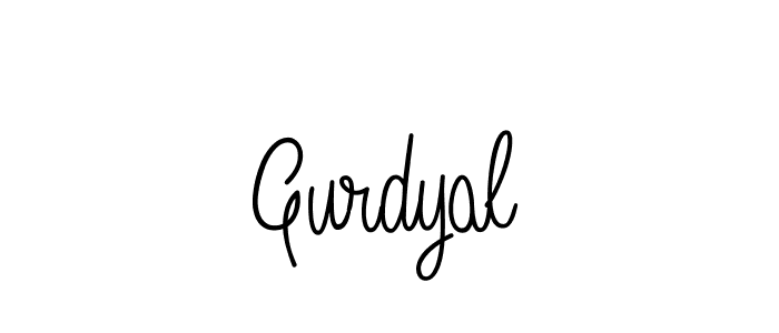 Best and Professional Signature Style for Gurdyal. Angelique-Rose-font-FFP Best Signature Style Collection. Gurdyal signature style 5 images and pictures png