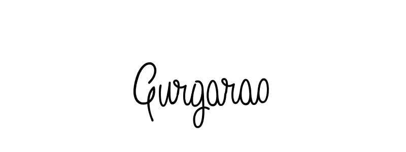 Make a beautiful signature design for name Gurgarao. With this signature (Angelique-Rose-font-FFP) style, you can create a handwritten signature for free. Gurgarao signature style 5 images and pictures png