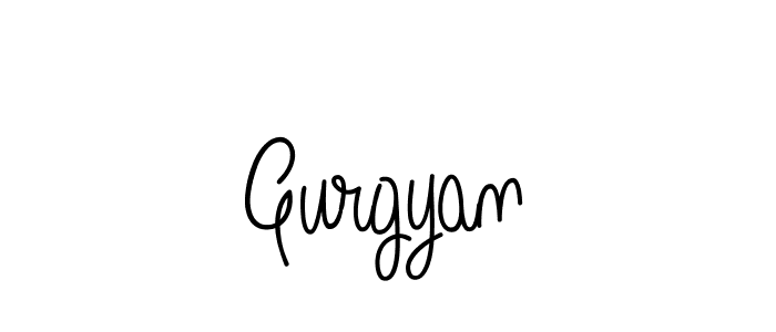 Design your own signature with our free online signature maker. With this signature software, you can create a handwritten (Angelique-Rose-font-FFP) signature for name Gurgyan. Gurgyan signature style 5 images and pictures png