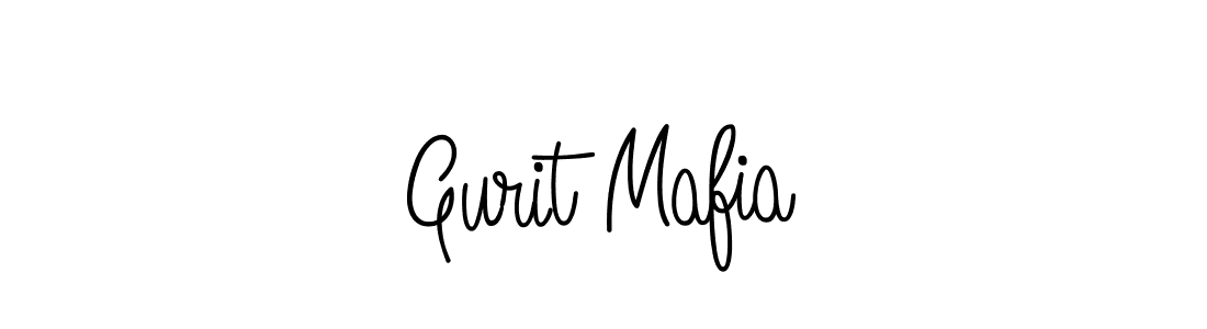 Use a signature maker to create a handwritten signature online. With this signature software, you can design (Angelique-Rose-font-FFP) your own signature for name Gurit Mafia. Gurit Mafia signature style 5 images and pictures png