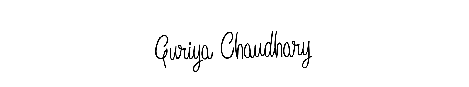 Best and Professional Signature Style for Guriya Chaudhary. Angelique-Rose-font-FFP Best Signature Style Collection. Guriya Chaudhary signature style 5 images and pictures png