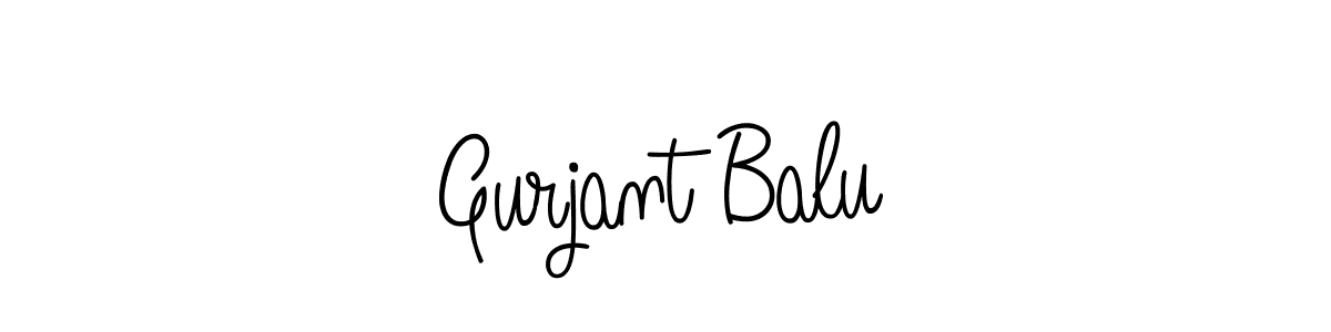 Best and Professional Signature Style for Gurjant Balu. Angelique-Rose-font-FFP Best Signature Style Collection. Gurjant Balu signature style 5 images and pictures png