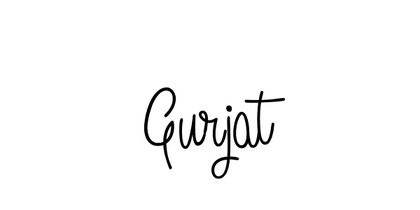 if you are searching for the best signature style for your name Gurjat. so please give up your signature search. here we have designed multiple signature styles  using Angelique-Rose-font-FFP. Gurjat signature style 5 images and pictures png