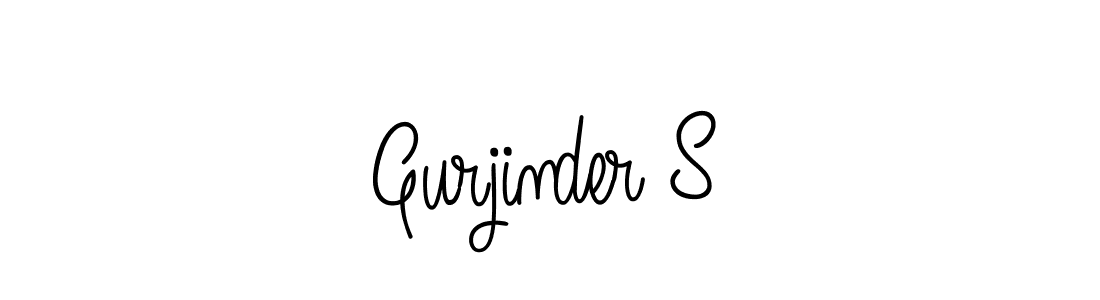 Create a beautiful signature design for name Gurjinder S. With this signature (Angelique-Rose-font-FFP) fonts, you can make a handwritten signature for free. Gurjinder S signature style 5 images and pictures png
