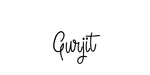 How to Draw Gurjit signature style? Angelique-Rose-font-FFP is a latest design signature styles for name Gurjit. Gurjit signature style 5 images and pictures png