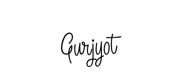 Gurjyot stylish signature style. Best Handwritten Sign (Angelique-Rose-font-FFP) for my name. Handwritten Signature Collection Ideas for my name Gurjyot. Gurjyot signature style 5 images and pictures png