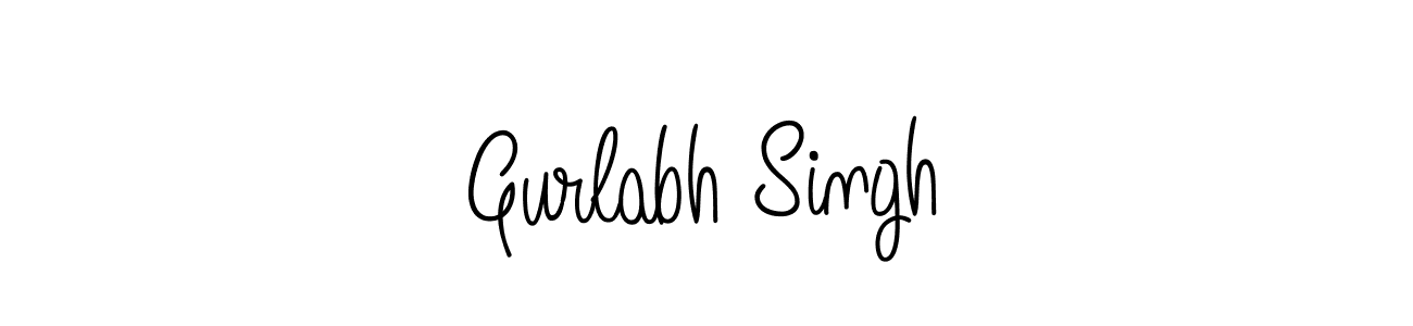 Make a beautiful signature design for name Gurlabh Singh. With this signature (Angelique-Rose-font-FFP) style, you can create a handwritten signature for free. Gurlabh Singh signature style 5 images and pictures png