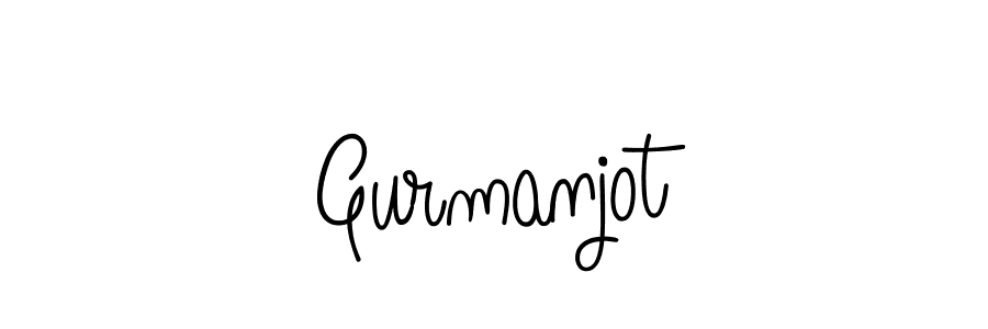 How to make Gurmanjot signature? Angelique-Rose-font-FFP is a professional autograph style. Create handwritten signature for Gurmanjot name. Gurmanjot signature style 5 images and pictures png
