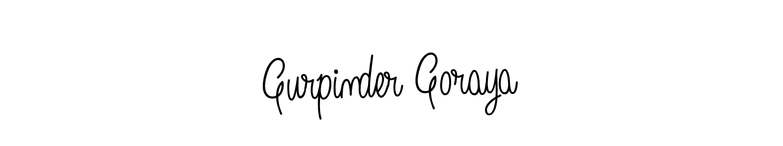 How to make Gurpinder Goraya signature? Angelique-Rose-font-FFP is a professional autograph style. Create handwritten signature for Gurpinder Goraya name. Gurpinder Goraya signature style 5 images and pictures png