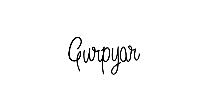 How to make Gurpyar signature? Angelique-Rose-font-FFP is a professional autograph style. Create handwritten signature for Gurpyar name. Gurpyar signature style 5 images and pictures png