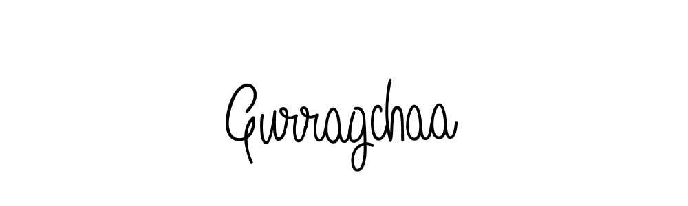 Gurragchaa stylish signature style. Best Handwritten Sign (Angelique-Rose-font-FFP) for my name. Handwritten Signature Collection Ideas for my name Gurragchaa. Gurragchaa signature style 5 images and pictures png