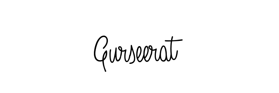 Gurseerat stylish signature style. Best Handwritten Sign (Angelique-Rose-font-FFP) for my name. Handwritten Signature Collection Ideas for my name Gurseerat. Gurseerat signature style 5 images and pictures png