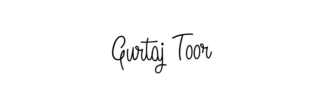 How to Draw Gurtaj Toor signature style? Angelique-Rose-font-FFP is a latest design signature styles for name Gurtaj Toor. Gurtaj Toor signature style 5 images and pictures png