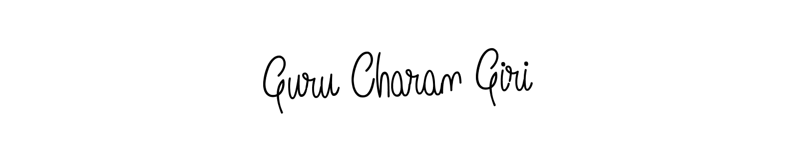 How to make Guru Charan Giri name signature. Use Angelique-Rose-font-FFP style for creating short signs online. This is the latest handwritten sign. Guru Charan Giri signature style 5 images and pictures png