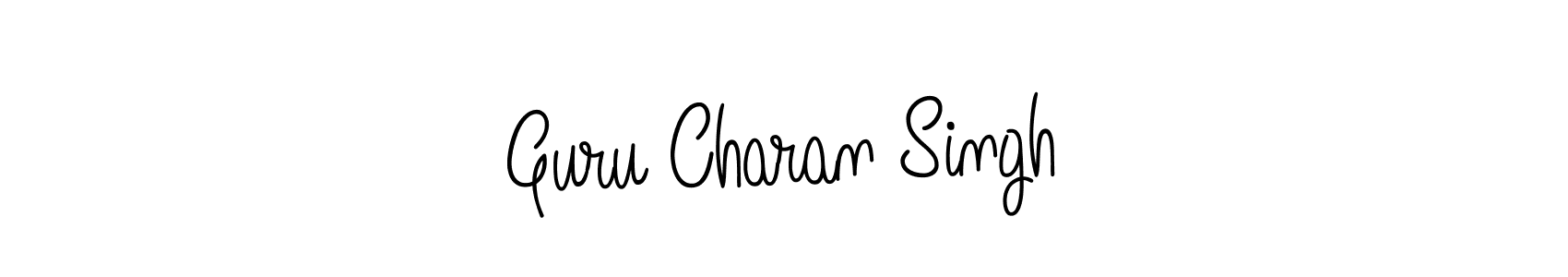How to Draw Guru Charan Singh signature style? Angelique-Rose-font-FFP is a latest design signature styles for name Guru Charan Singh. Guru Charan Singh signature style 5 images and pictures png