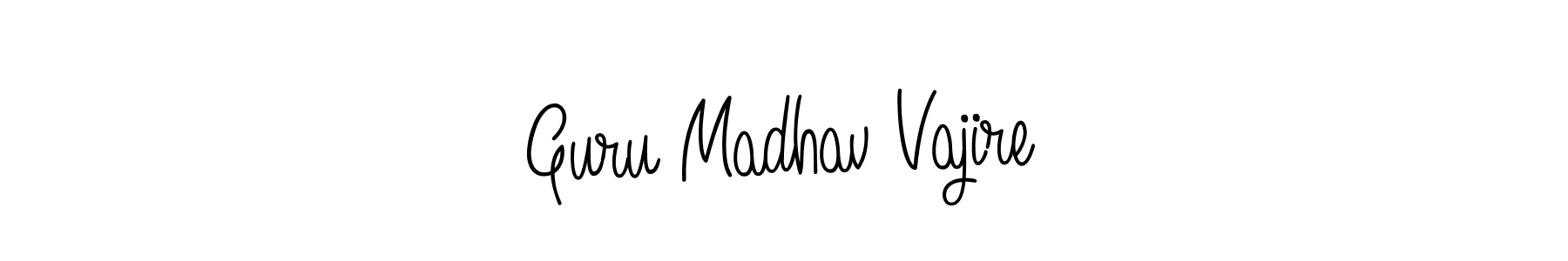 You can use this online signature creator to create a handwritten signature for the name Guru Madhav Vajire. This is the best online autograph maker. Guru Madhav Vajire signature style 5 images and pictures png