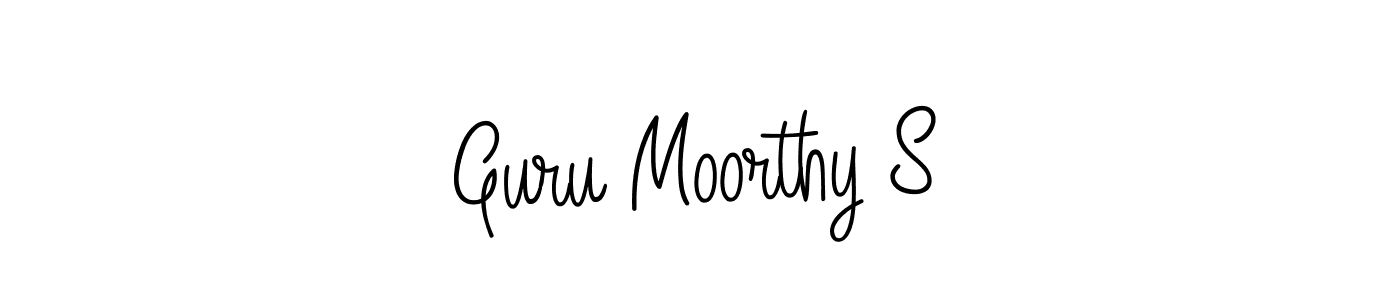 Once you've used our free online signature maker to create your best signature Angelique-Rose-font-FFP style, it's time to enjoy all of the benefits that Guru Moorthy S name signing documents. Guru Moorthy S signature style 5 images and pictures png