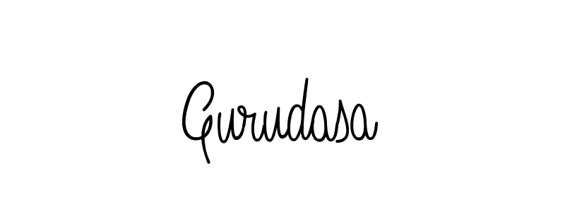 Make a beautiful signature design for name Gurudasa. With this signature (Angelique-Rose-font-FFP) style, you can create a handwritten signature for free. Gurudasa signature style 5 images and pictures png