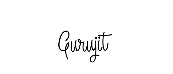 Also we have Gurujit name is the best signature style. Create professional handwritten signature collection using Angelique-Rose-font-FFP autograph style. Gurujit signature style 5 images and pictures png