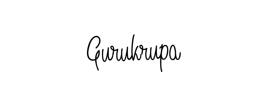 Check out images of Autograph of Gurukrupa name. Actor Gurukrupa Signature Style. Angelique-Rose-font-FFP is a professional sign style online. Gurukrupa signature style 5 images and pictures png