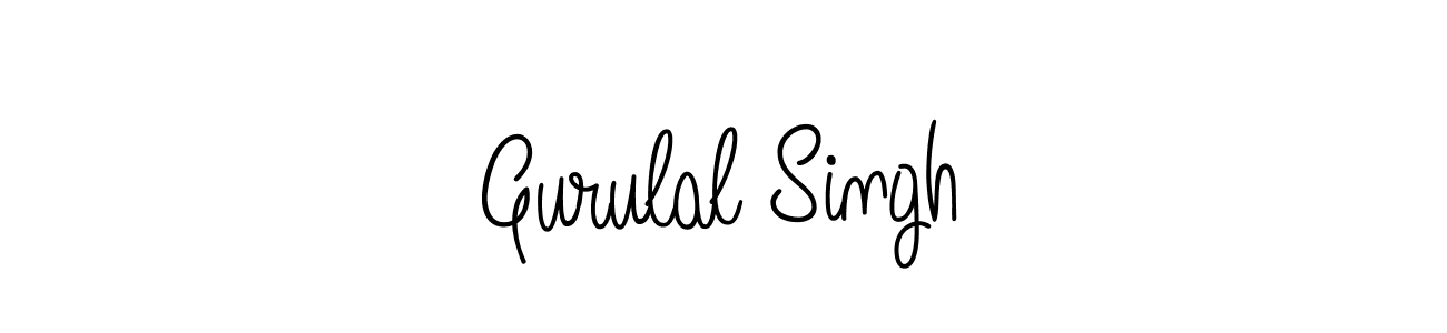 if you are searching for the best signature style for your name Gurulal Singh. so please give up your signature search. here we have designed multiple signature styles  using Angelique-Rose-font-FFP. Gurulal Singh signature style 5 images and pictures png