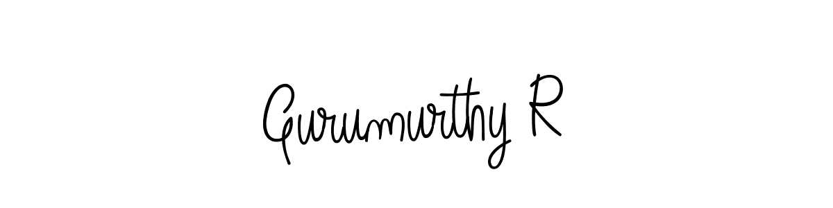 Angelique-Rose-font-FFP is a professional signature style that is perfect for those who want to add a touch of class to their signature. It is also a great choice for those who want to make their signature more unique. Get Gurumurthy R name to fancy signature for free. Gurumurthy R signature style 5 images and pictures png