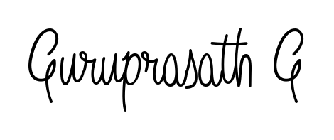 Also You can easily find your signature by using the search form. We will create Guruprasath G name handwritten signature images for you free of cost using Angelique-Rose-font-FFP sign style. Guruprasath G signature style 5 images and pictures png