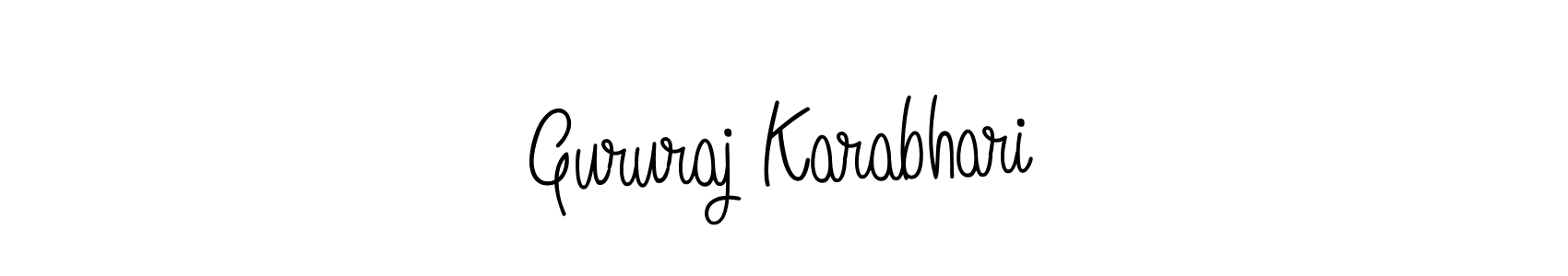 Here are the top 10 professional signature styles for the name Gururaj Karabhari. These are the best autograph styles you can use for your name. Gururaj Karabhari signature style 5 images and pictures png