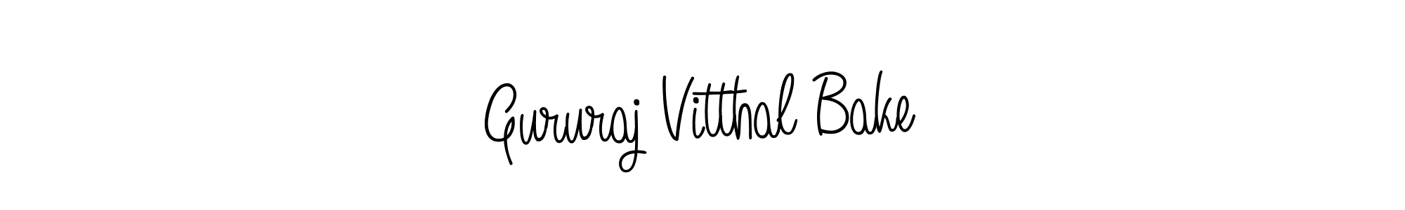 if you are searching for the best signature style for your name Gururaj Vitthal Bake. so please give up your signature search. here we have designed multiple signature styles  using Angelique-Rose-font-FFP. Gururaj Vitthal Bake signature style 5 images and pictures png