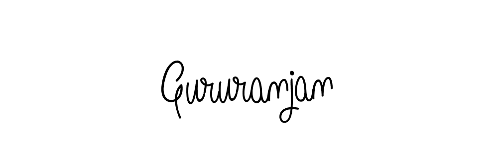 How to Draw Gururanjan signature style? Angelique-Rose-font-FFP is a latest design signature styles for name Gururanjan. Gururanjan signature style 5 images and pictures png