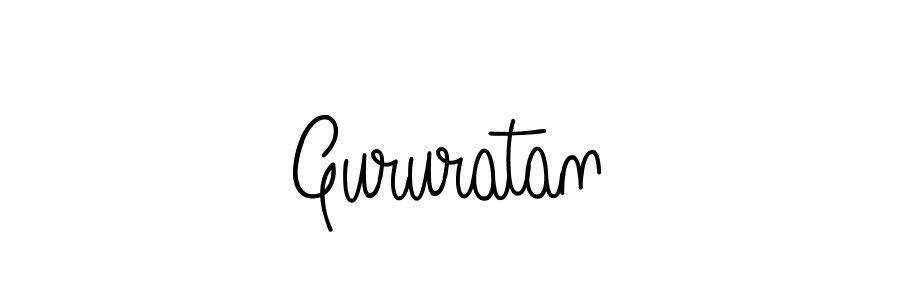 Create a beautiful signature design for name Gururatan. With this signature (Angelique-Rose-font-FFP) fonts, you can make a handwritten signature for free. Gururatan signature style 5 images and pictures png