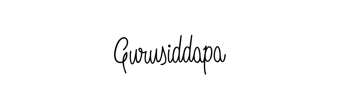 Create a beautiful signature design for name Gurusiddapa. With this signature (Angelique-Rose-font-FFP) fonts, you can make a handwritten signature for free. Gurusiddapa signature style 5 images and pictures png