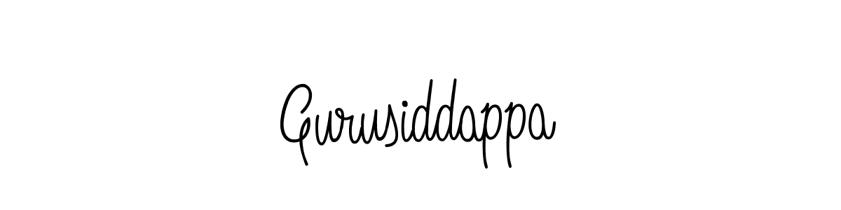 Make a beautiful signature design for name Gurusiddappa. Use this online signature maker to create a handwritten signature for free. Gurusiddappa signature style 5 images and pictures png