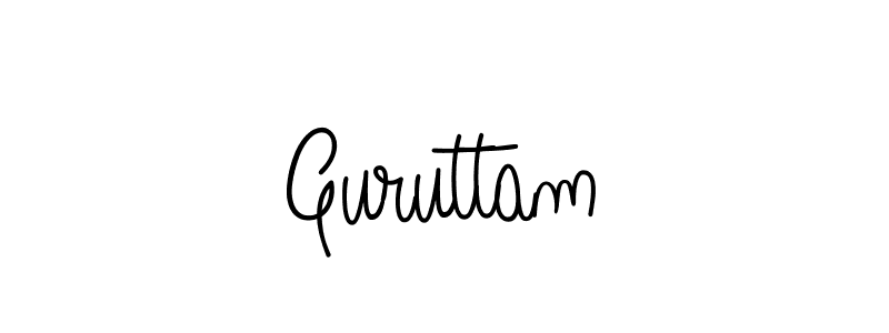 Best and Professional Signature Style for Guruttam. Angelique-Rose-font-FFP Best Signature Style Collection. Guruttam signature style 5 images and pictures png