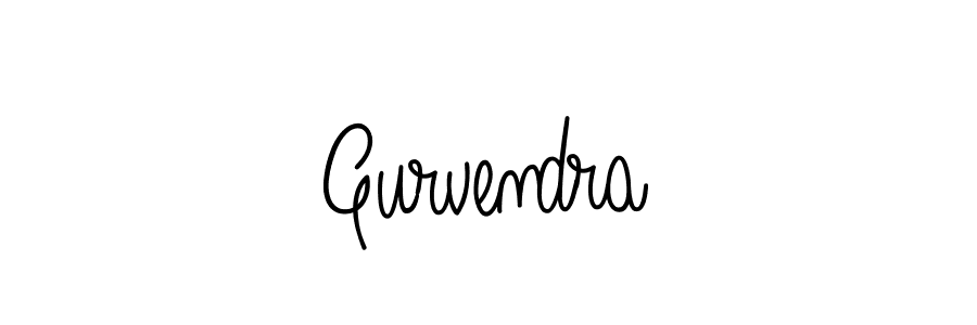 You should practise on your own different ways (Angelique-Rose-font-FFP) to write your name (Gurvendra) in signature. don't let someone else do it for you. Gurvendra signature style 5 images and pictures png