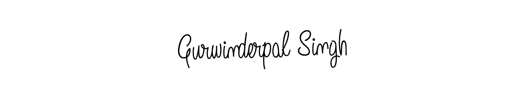 Create a beautiful signature design for name Gurwinderpal Singh. With this signature (Angelique-Rose-font-FFP) fonts, you can make a handwritten signature for free. Gurwinderpal Singh signature style 5 images and pictures png