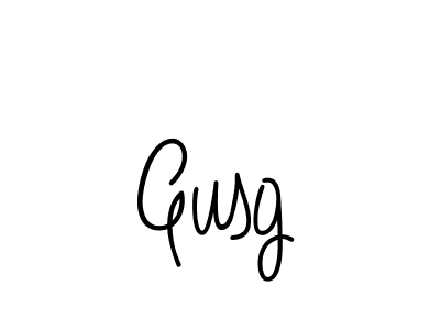 Use a signature maker to create a handwritten signature online. With this signature software, you can design (Angelique-Rose-font-FFP) your own signature for name Gusg. Gusg signature style 5 images and pictures png