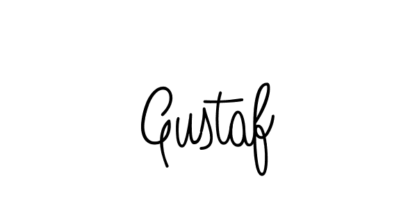 Design your own signature with our free online signature maker. With this signature software, you can create a handwritten (Angelique-Rose-font-FFP) signature for name Gustaf. Gustaf signature style 5 images and pictures png