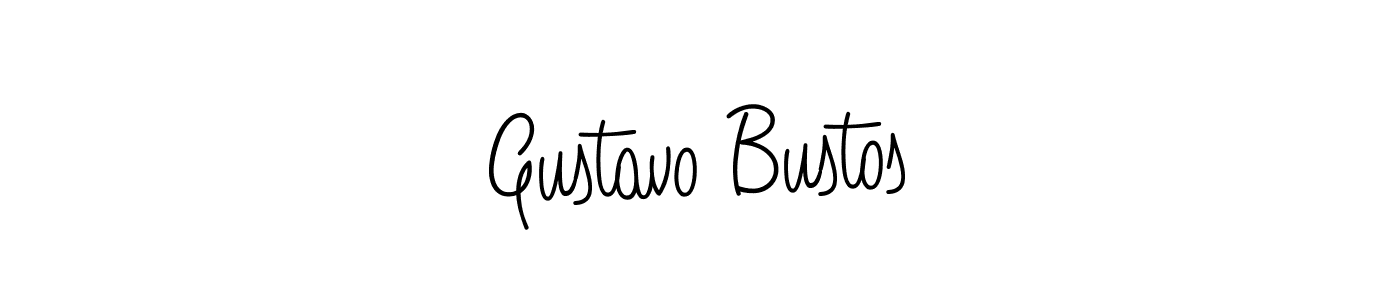 How to make Gustavo Bustos name signature. Use Angelique-Rose-font-FFP style for creating short signs online. This is the latest handwritten sign. Gustavo Bustos signature style 5 images and pictures png