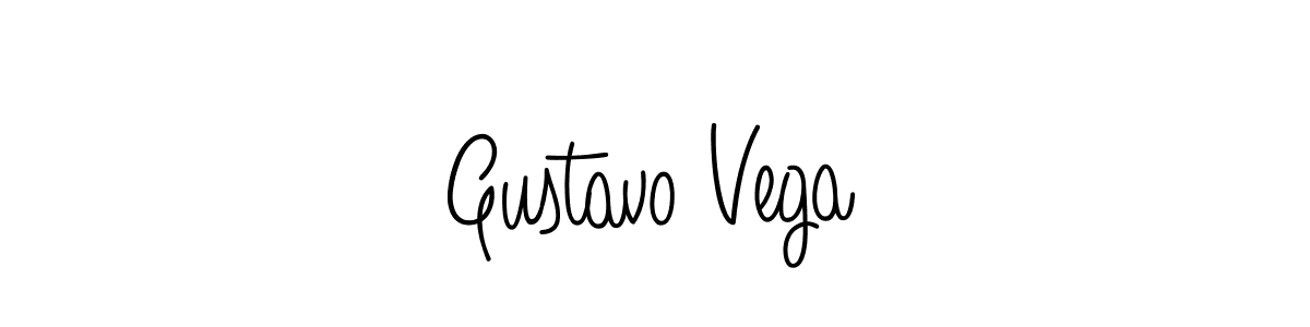 How to make Gustavo Vega name signature. Use Angelique-Rose-font-FFP style for creating short signs online. This is the latest handwritten sign. Gustavo Vega signature style 5 images and pictures png