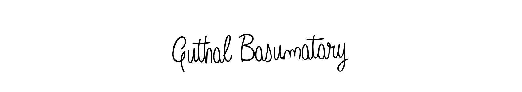Make a beautiful signature design for name Guthal Basumatary. Use this online signature maker to create a handwritten signature for free. Guthal Basumatary signature style 5 images and pictures png