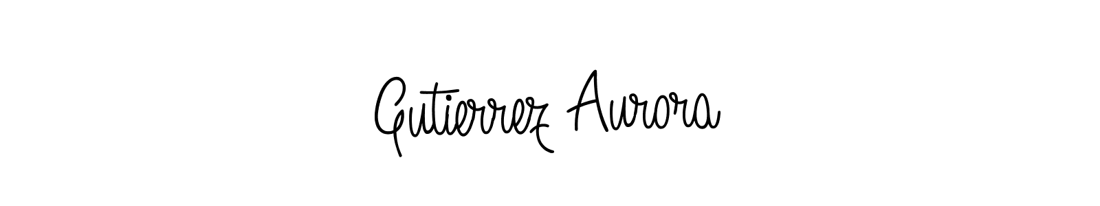 Angelique-Rose-font-FFP is a professional signature style that is perfect for those who want to add a touch of class to their signature. It is also a great choice for those who want to make their signature more unique. Get Gutierrez Aurora name to fancy signature for free. Gutierrez Aurora signature style 5 images and pictures png