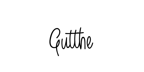 Make a beautiful signature design for name Gutthe. Use this online signature maker to create a handwritten signature for free. Gutthe signature style 5 images and pictures png