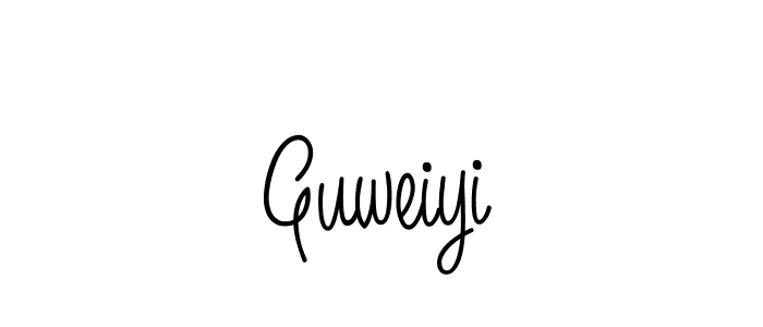 You can use this online signature creator to create a handwritten signature for the name Guweiyi. This is the best online autograph maker. Guweiyi signature style 5 images and pictures png