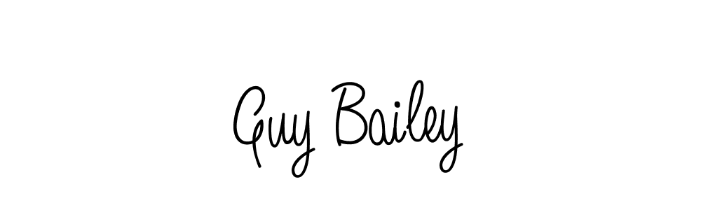 You should practise on your own different ways (Angelique-Rose-font-FFP) to write your name (Guy Bailey) in signature. don't let someone else do it for you. Guy Bailey signature style 5 images and pictures png