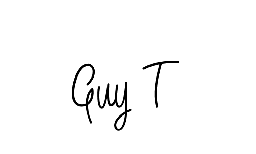 This is the best signature style for the Guy T name. Also you like these signature font (Angelique-Rose-font-FFP). Mix name signature. Guy T signature style 5 images and pictures png